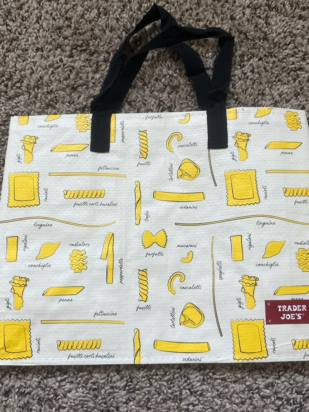 NWOT Trader Joe’s Mini Pasta Reusable Bag